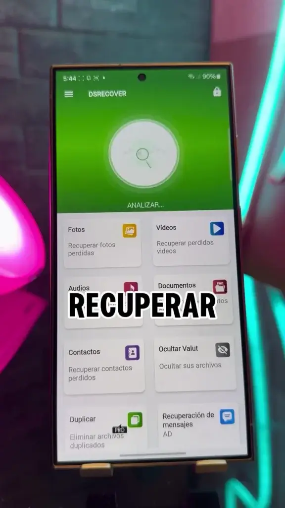 Recuperar videos borrados